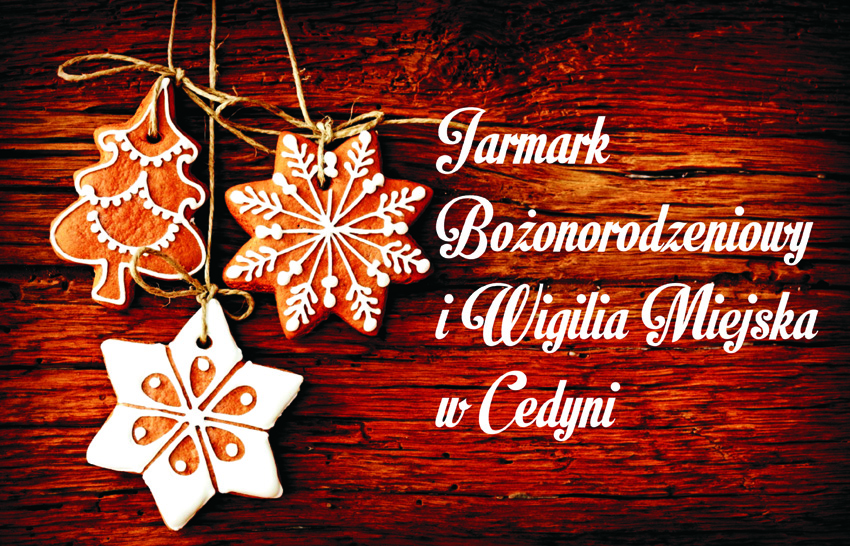 Zaproszenie na Jarmark Bożonarodzeniowy w Cedyni