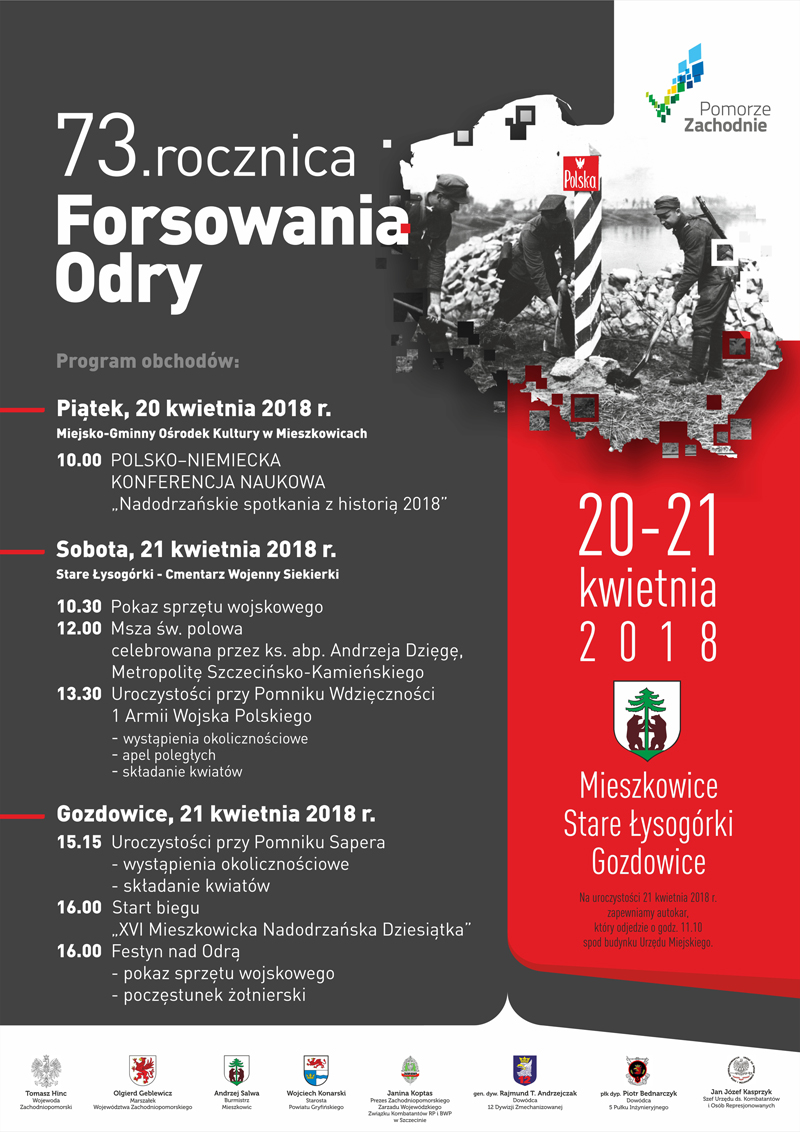 73. rocznica Forsowania Odry